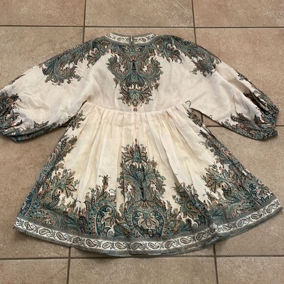 Zimmermann Brighton Paisley Mini dress - Picture 4 of 10